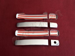 DB Chrome Nissan Qashqai Sensörsüz Kapı Kolu Nikelajı 2007-2014 4 Kapı P.Çelik