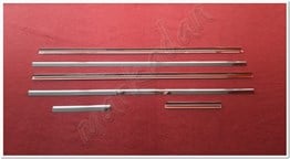 DB Chrome Nissan X-Trail Cam Çıtası Nikelajı 2007-2013 6 Parça P.Çelik