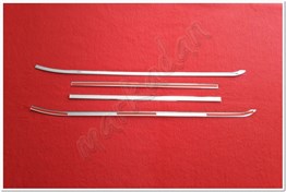 DB Chrome Opel Combo Cam Çıtası Nikelajı 2012-2018 4 Parça P.Çelik