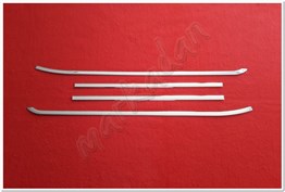 DB Chrome Opel Combo Cam Çıtası Nikelajı 2012-2018 4 Parça P.Çelik