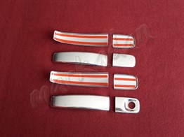 DB Chrome Opel Vivaro Kapı Kolu Nikelajı 2001-2014 4 Kapı P.Çelik