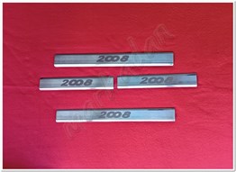 DB Chrome Peugeot 2008 Krom Kapı Eşiği Lazer 2020 Sonrası 4 Parça P.Çelik