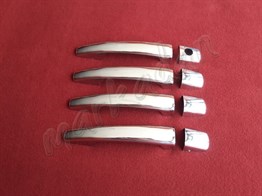 DB Chrome Peugeot 208 Kapı Kolu Nikelajı 2013-2020 4 Kapı P.Çelik