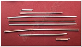 DB Chrome Peugeot 3008 Cam Çıtası Nikelajı 2016-2024 8 Parça P.Çelik