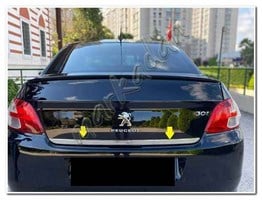 DB Chrome Peugeot 301 Krom Bagaj Alt Çıta 2012 Sonrası P.Çelik