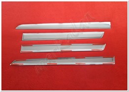 DB Chrome Peugeot Partner Tepee Krom Yan Kapı Çıtası 2008-2018 4 Parça P.Çelik