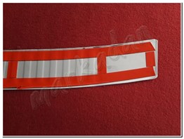 DB Chrome Renault Megane 4 Sedan Arka Tampon Üstü Nikelaj 2016 Sonrası P.Çelik