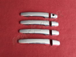 DB Chrome Toyota Avensis Kapı Kolu Nikelajı 2003-2008 4 Kapı P.Çelik