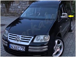 DB Chrome VW Caddy Krom Ayna Kapağı 2004-2014 2 Parça Abs Krom