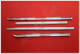 DB Chrome VW Caddy Krom Yan Kapı Çıtası 2015-2020 4 Parça P.Çelik