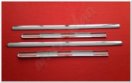 DB Chrome VW Caddy Krom Yan Kapı Çıtası 2004-2014 4 Parça P.Çelik