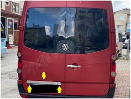DB Chrome VW Crafter Krom Bagaj Çıtası 2006-2017 P.Çelik