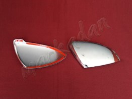 DB Chrome VW Golf 7 Krom Ayna Kapağı 2012-2020 2 Parça P.Çelik