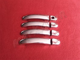 DB Chrome VW T5 Caravelle Kapı Kolu Nikelajı 2003-2014 4 Kapı P.Çelik