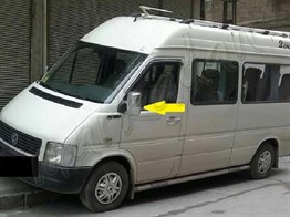 DB Chrome VW Volt Lt Krom Ayna Kapağı 1998-2006 2 Parça Abs Krom