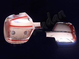 Markadan Citroen Berlingo Krom Ayna Kapağı 2012-2018 2 Parça Abs Krom