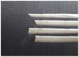 Markadan Citroen Berlingo Krom Yan Kapı Çıtası 2008-2018 4 Parça Paslanmaz Çelik