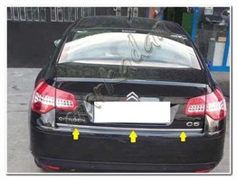 Markadan Citroen C5 Krom Bagaj Alt Çıta 2008-2019 Paslanmaz Çelik