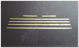 Markadan Citroen C5 Krom Cam Çıtası 2001-2007 6 Parça Paslanmaz Çelik