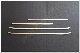 Markadan Fiat Doblo Krom Cam Çıtası 2010-2023 4 Parça Paslanmaz Çelik