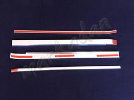 Markadan Fiat Fiorino Krom Sürgülü Kapı Çıtası 2008 Sonrası 4 Parça Paslanmaz Çelik