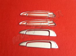 Markadan Fiat Grande Punto Krom Kapı Kolu 2006-2017 4 Kapı 8 Parça Paslanmaz Çelik