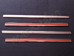 Markadan Fiat Palio Krom Cam Çıtası 1998-2011 4 Parça Paslanmaz Çelik