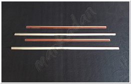 Markadan Ford Focus Sedan Krom Cam Çıtası 2005-2011 4 Parça Paslanmaz Çelik