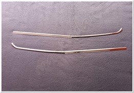 Markadan Ford Tourneo Courier Krom Cam Çıtası 2014-2023 2 Parça Paslanmaz Çelik