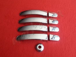 Markadan Ford Tourneo Custom Krom Kapı Kolu 2012-2023 4 Kapı 9 Parça Paslanmaz Çelik