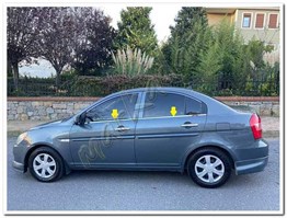Markadan Hyundai Accent Era Krom Cam Çıtası 2005-2011 4 Parça Paslanmaz Çelik