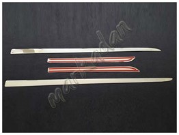 Markadan Kia Sportage Krom Yan Kapı Çıtası 2016-2021 4 Parça Paslanmaz Çelik