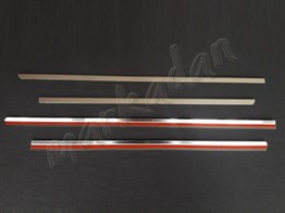 Markadan Mercedes E W211 Krom Cam Çıtası 2002-2009 4 Parça Paslanmaz Çelik