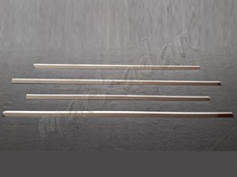 Markadan Mercedes E W211 Krom Cam Çıtası 2002-2009 4 Parça Paslanmaz Çelik