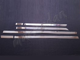 Markadan Mercedes Vito W447 Uzun Şasi Krom Yan Kapı Çıtası 2014 Sonrası 6 Parça Paslanmaz Çelik