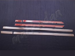 Markadan Mercedes Vito W447 Uzun Şasi Krom Yan Kapı Çıtası 2014 Sonrası 6 Parça Paslanmaz Çelik