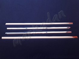 Markadan Mitsubishi Lancer Krom Cam Çıtası 2008-2020 4 Parça Paslanmaz Çelik