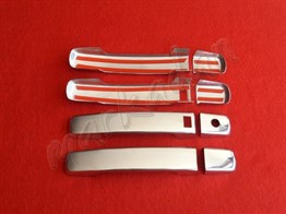 Markadan Nissan Qashqai Sensörlü Krom Kapı Kolu 2007-2014 4 Kapı Paslanmaz Çelik