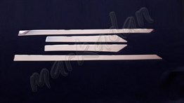 Markadan Nissan Qashqai Krom Yan Kapı Çıtası 2014-2021 4 Parça Paslanmaz Çelik