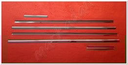 Markadan Nissan X-Trail Krom Cam Çıtası 2007-2013 6 Parça Paslanmaz Çelik