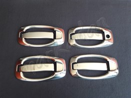 Markadan Opel Combo Krom Kapı Kolu 2012-2018 4 Kapı 8 Parça Set Paslanmaz Çelik