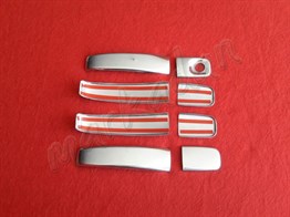 Markadan Opel Vivaro Krom Kapı Kolu 2001-2014 4 Kapı Paslanmaz Çelik