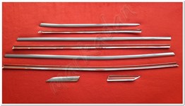 Markadan Peugeot 3008 Krom Cam Çıtası 2016-2024 8 Parça Paslanmaz Çelik