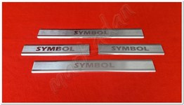 Markadan Renault Symbol Kapı Eşiği 2013-2021 4 Parça Paslanmaz Çelik