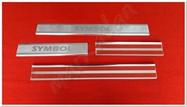 Markadan Renault Symbol Kapı Eşiği 2013-2021 4 Parça Paslanmaz Çelik