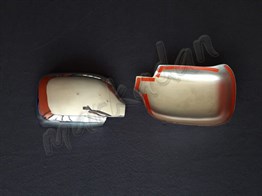 Markadan Renault Kangoo Krom Ayna Kapağı 2002-2007 2 Parça Paslanmaz Çelik