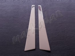 Markadan Renault Megane 2 Kapı Direği 2004-2010 2 Parça Paslanmaz Çelik