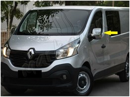 Markadan Renault Trafic Krom Ayna Kapağı 2015 Sonrası 2 Parça Abs Krom
