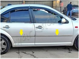 Markadan VW Bora Krom Yan Kapı Çıtası 1998-2004 4 Parça Paslanmaz Çelik