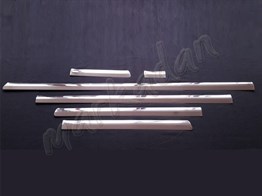 Markadan VW T5 Multivan Uzun Şasi Tek Sürgülü Krom Yan Kapı Çıtası 2003-2014 6 Parça Paslanmaz Çelik